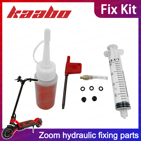 Kit de purge de frein hydraulique ZERO/KAABO, pour système de freinage ZOOM, frein d'huile minérale, outil de réparation de vélo avec entonnoir ► Photo 1/6