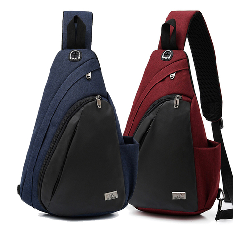 Femmes Sacs de Poitrine femme Sling Pack de Poitrine En Nylon Décontracté Hommes Messager Sac filles Sport Crossbody Sacs À Main Unisexe ► Photo 1/6