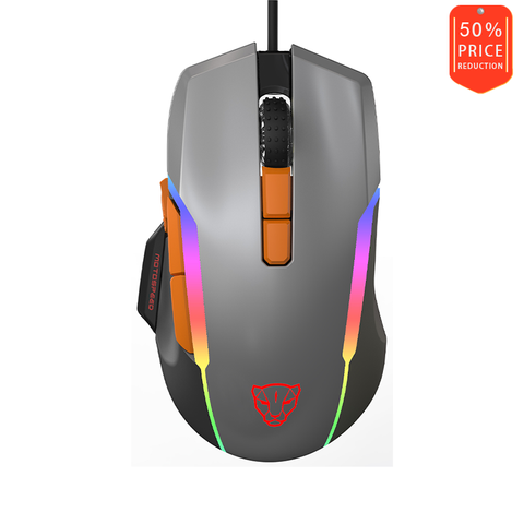 Motospeed V90 filaire mécanique rvb rétro-éclairage souris de jeu PMW3325 ► Photo 1/3