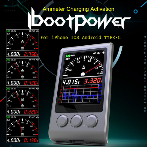 Réparations de téléphone portable Régulateur De Tension Intelligent compteur de Courant 3A Actuel Oscilloscope pour Iphone pour Samsung ► Photo 1/6