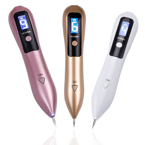 Stylo laser anti-tâches brunes du visage, dispositif pour enlever les taches foncées de la peau, écran LCD à 9 niveaux de puissance, supprime les grains de beauté, les tatouages, les éphélides, outil de soin ► Photo 1/6