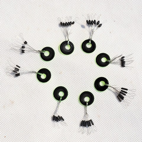 150 pièces 3mm ronde perles souples support de tube pour bouchon en caoutchouc carpe accessoires de pêche ► Photo 1/4