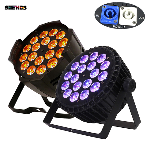 SHEHDS-projecteur lumineux en aluminium 18x18W/18x1 5W/18x12W, éclairage de scène à Led lavage pour événements discothèque Bar ► Photo 1/6