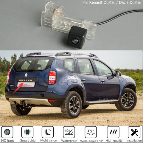 Caméra de recul pour Renault Duster / Dacia Duster 2010 ~ 2022, caméra de recul pour voiture, caméra de recul pour stationnement automatique, livraison gratuite ► Photo 1/6