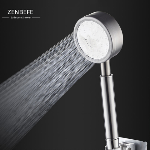 ZENBEFE – pomme de douche pressurisée en acier inoxydable 304, pommeau de bain simple ► Photo 1/6