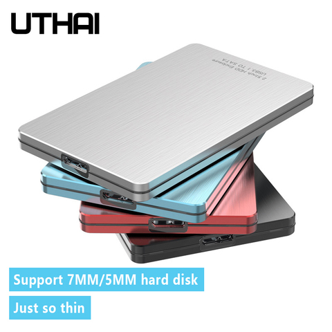 UTHAI – boîtier de disque dur G13, en alliage d'aluminium, usb 3.0, haute vitesse, 7mm, SATA britannique 2.5, nouveau produit ► Photo 1/6