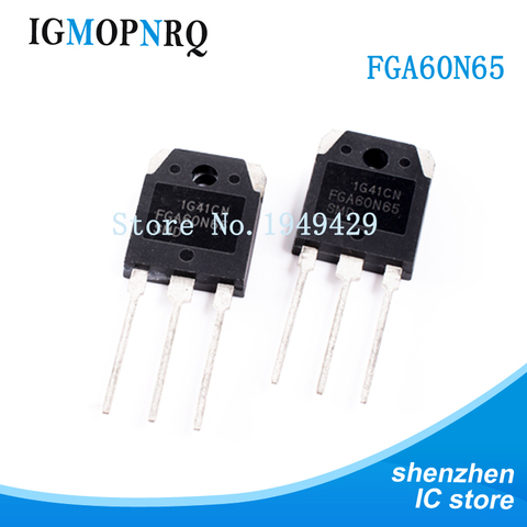 Transistor IGBT TO-3P FGA60N65 60N65, 650V, 60a, 5 pièces, arrêt de champ, nouveau ► Photo 1/1