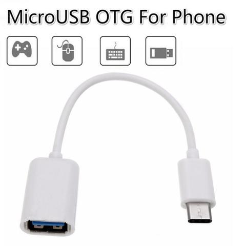 Livraison directe! Câble de charge OTG de Type C vers USB 16.5, 3.0 CM, noir et blanc, adaptateur de ligne de données, accessoires de qualité ► Photo 1/6