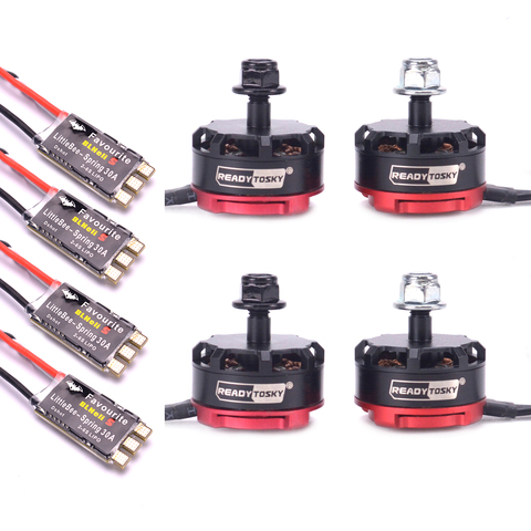 RS2205 2300KV 2205 CW/CCW Brushless Moteur pour FPV Quad De Course Moteur FPV Multicopter ► Photo 1/6