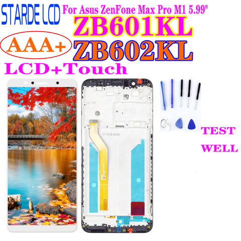 Bloc écran tactile LCD avec châssis, AAA +, pour Asus ZenFone Max Pro (M1) ZB601KL ZB602KL ► Photo 1/5
