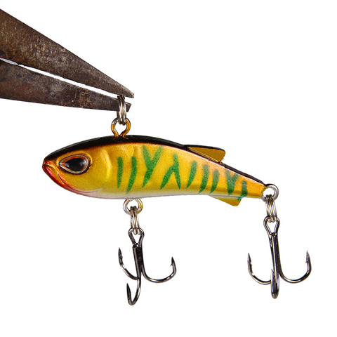 Mini leurre vibrant coulant de type poisson nageur, appât artificiel idéal pour la pêche en hiver sur glace, au bar, wobbler, Crankbait, 4.5cm, 4g ► Photo 1/6