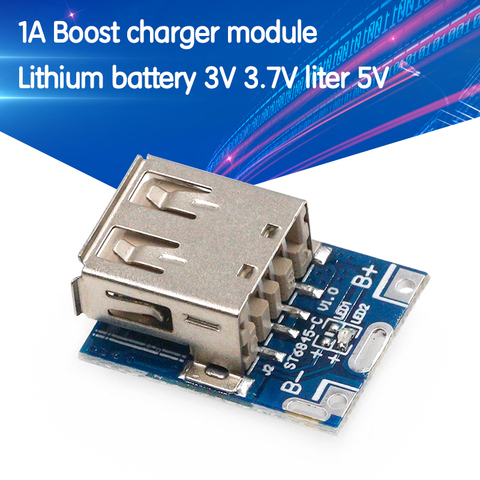 Batterie au Lithium 3V 3.7V litre 5V 1A boost board charge de puissance mobile trésor carte mère boost chargeur module ► Photo 1/6