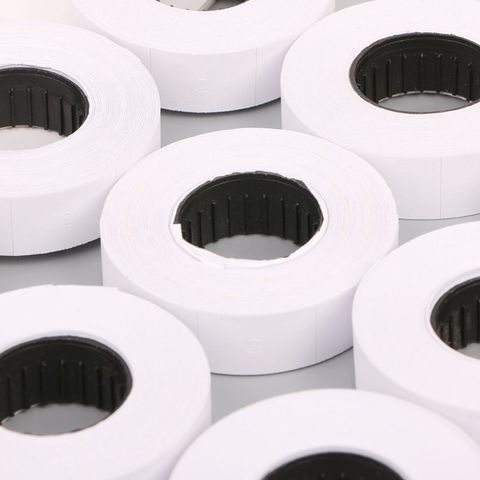 10 rouleaux étiquettes de prix recharge étiquette marque autocollant Double rangée pour MX-6600 pistolet à étiqueteuse ► Photo 1/6