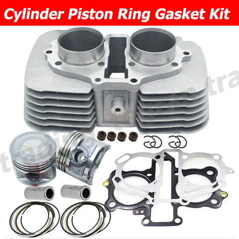 Kit de remontage à Piston de cylindre Standard | Pour Honda CB 250 deux cinquante NIGHTHAWK 1991-2008 pièces de moteur de moto ► Photo 1/4