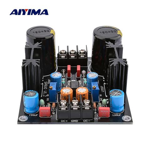 AIYIMA LM317 LM337 Module de filtre redresseur 50V 4700uf 1.5A ca à courant continu filtre alimentation bricolage Audio amplificateur de son Home cinéma ► Photo 1/6