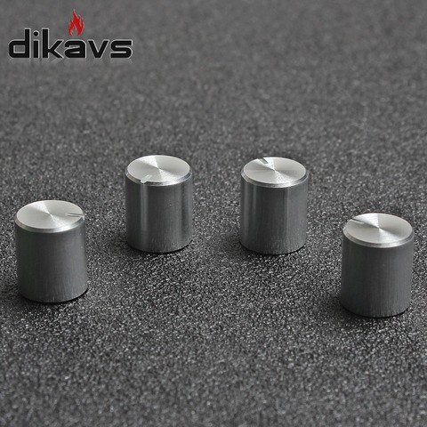 5 pièces encodeur rotatif potentiomètre boutons 6mm arbre Volume interrupteur petit bouton 11x12.5mm-argent ► Photo 1/3