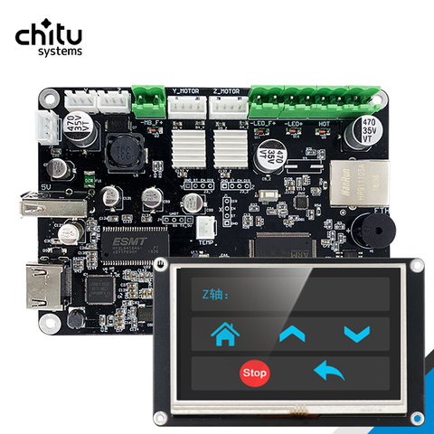 Carte de contrôle ChiTu L HDMI H1, carte mère 32 bits avec Support bras STM32 A4988, pilote pour résine LCD 4k ► Photo 1/5