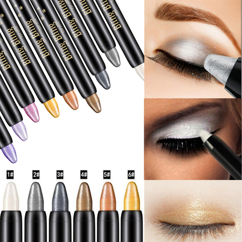 Nouvelle mode ombre à paupières stylo beauté surligneur fard à paupières crayon 116 mm anti-transpiration crayon pour les yeux beauté maquillage cosmétiques outils ► Photo 1/6