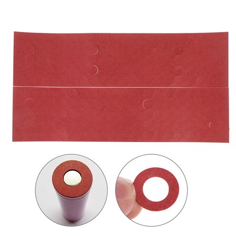 Pour 18650 série Li-ion batterie Anode Point creux isolant joint 200 pièces Li-ion batterie Anode isolation joint isolant anneau ► Photo 1/6