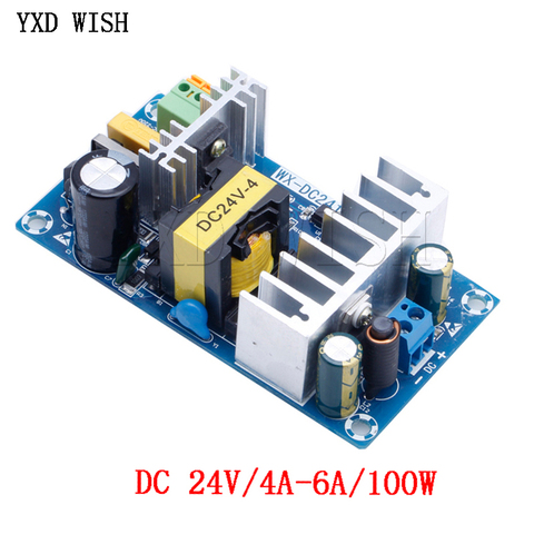 Module d'alimentation 110V 220V à DC 24V 6A AC-DC carte d'alimentation de commutation AC-DC 24V 4A 6A Circuit imprimé de commutation 85V-256V ► Photo 1/3