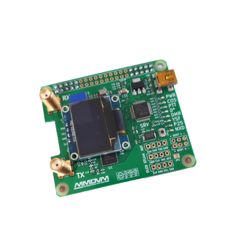 Carte Hotspot V1.3 MMDVM Duplex RX TX UHF VHF, avec antenne et Support OLED P25 DMR YSF NXDN pour Raspberry pi, nouveauté ► Photo 1/6