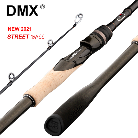 Canne à pêche Spinning et Baitcasting DMX Street Bass, voyage rapide, ML/m/MH/H, pour pêche au leurre, 5-42g, 1.98/2.1/2.4/2.7M, 8-25lb ► Photo 1/6