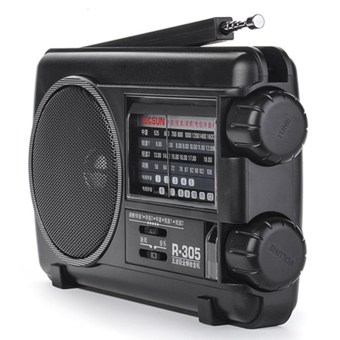 Haut-parleur radio FM Portable multi-bandes, lecteur Portable, ondes courtes, pointeur complet, rétro, radiodiffusion, corne, MW AC DC ► Photo 1/6