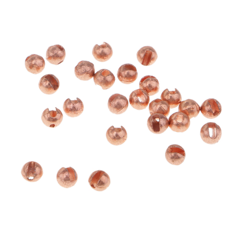 25 pièces mouche attachant perles fendue tungstène perles pêche leurre 2mm 2.5mm 3mm 3.5mm 4mm mouche attachant matériaux accessoires de pêche ► Photo 1/6