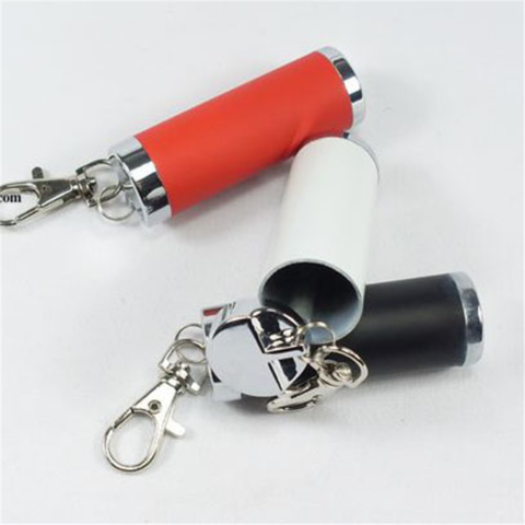 Nouveau cendrier de Cigarette extérieur en métal de poche Portable utile multicolore avec porte-clés ► Photo 1/6