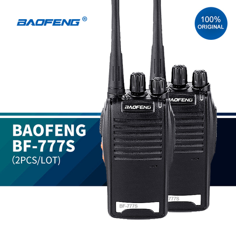 BAOFENG BF-777S Original talkie-walkie sans fil portable, talkie pratique similaire aux radios uhf baofeng 888 16chs 2 pièces/lot ► Photo 1/6