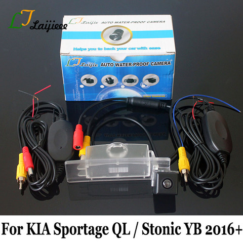 Caméra de stationnement automatique sans fil, pour KIA Sportage QL Stonic YB 2016 ~ 2022, Interface RCA AUX, HD CCD, Vision nocturne, caméra de recul ► Photo 1/1