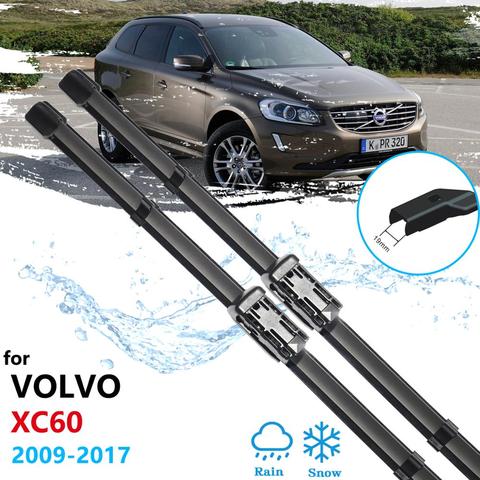 Balais D'essuie-Glace de voiture pour VOLVO XC60 2009 2010 2011 2012 2013 2014 2015 2016 2017 Coaster XC 60 Essuie-glaces Voiture Accessoires ► Photo 1/6