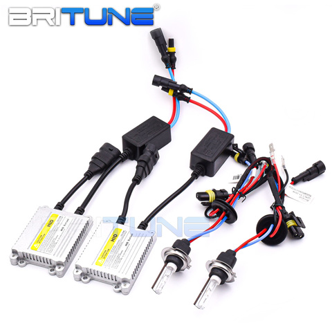 Kit de Conversion xénon HID pour lentilles phares, réacteur d'unité d'allumage, ampoule de Ballast AC 12V 35W AC H1 H3 9005 9006 K 4300K 6000K 8000K ► Photo 1/5