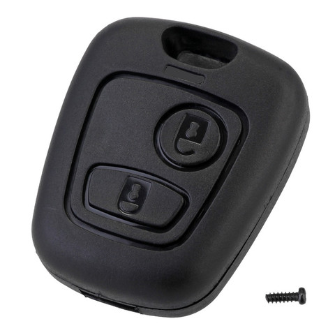 Coque de remplacement pour clé télécommande à 2 boutons, étui pour clé de voiture, pour citroën C1 C2 C3 C4 XSARA Picasso, pour Peugeot 307 107 207 407 ► Photo 1/5