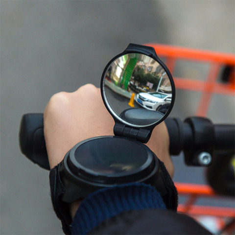 360 ° réglable vélo rétroviseur bande de poignet cyclistes degrés rotatif vélo cyclisme rétroviseur ► Photo 1/6