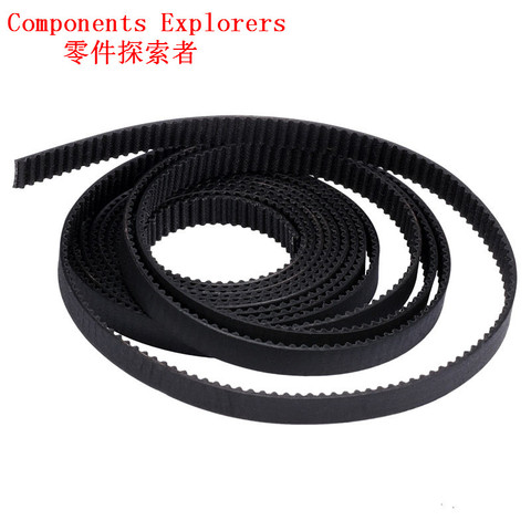 Caoutchouc de ceinture d'ouverture MXL 3GT largeur 6mm, 2gt largeur 6mm 9mm, 1M ► Photo 1/3