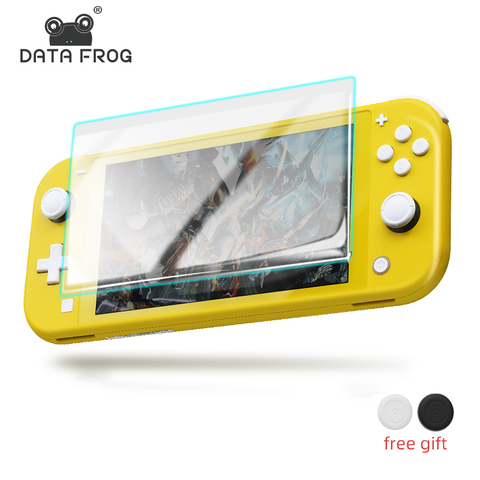 Protection d'écran en verre trempé de grenouille de données pour Nintendo Switch Lite Full HD protection d'écran en verre Ultra NS Anti-lumière bleue ► Photo 1/6