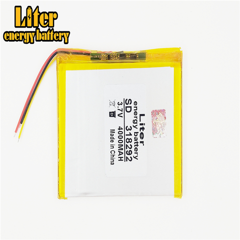 Batterie pour tablette de 7 pouces 318292, 3 lignes, li-ion, polymère, avec suivi, pour prestige Grace 3118 3G PMT3118, 3.7V, 4000mah ► Photo 1/4