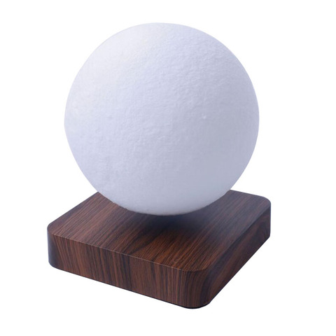 Nouveau LED Nuit Lampe Lévitation Créatif 3D Tactile Magnétique Lévitation Lune Lampe Veilleuse Tournante LED Lune Lampe Flottante ► Photo 1/6