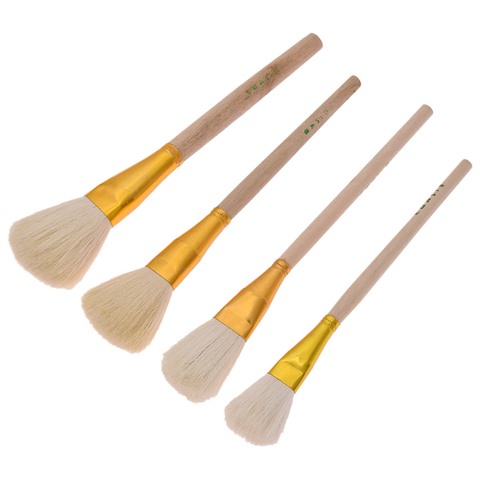 Brosses de nettoyage en bois sculpteur, peinture d'artiste pour bricolage, outil de poterie artisanale, Sculpture en argile, outils de peinture en céramique, accessoires ► Photo 1/6