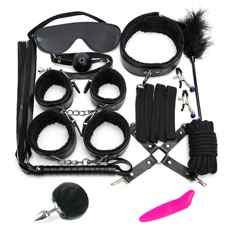 Kit-De-Bondage-Sexuel-Pour-Couples-Accessoires-De-Flirt-Pour