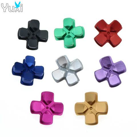 YuXi métal Dpad bouton aluminium Direction bouton pour Sony Playstation 4 Dualshock 4 PS4 contrôleur d-pad croix bouton ► Photo 1/6