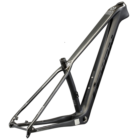 2022 Lexon cadre carbone 29er cadre VTT cadre 148*12mm à travers l'axe vtt carbone cadres 15/17/19 pouces BSA couleur noire ► Photo 1/5