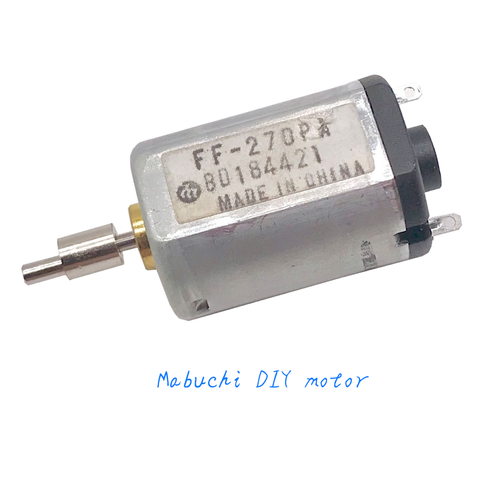 Mabuchi 2.4V 3.7V FF-270 DC petit moteur Haute vitesse BRICOLAGE Automatique tondeuse à cheveux Rasoir Rasoir Moteur ► Photo 1/5