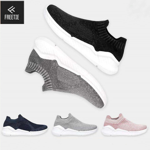 Youpin mijia FREETIE Sneaker femme hommes marche chaussettes chaussures 35-46 grande taille fille volant tissé course pour xiaomi Sports de plein air ► Photo 1/6