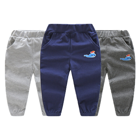 Pantalons de sport d'automne pour garçons, en coton, tout assorti, pour bébés de 1 à 8 ans, 2022, nouvelle collection, pantalon décontracté ► Photo 1/6