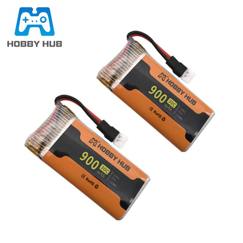 Pile lipo 3.7v 900mAh pour moyeu Syma X5 X5c X5s X5sc V931 H5c Mjx X708W RC, pièces détachées de Drone, 2 pièces ► Photo 1/3