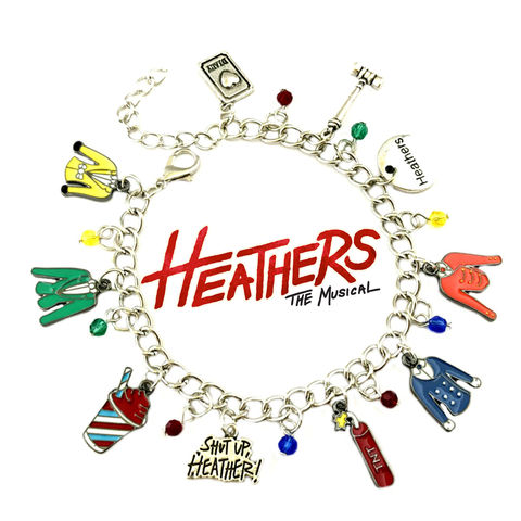 Heathers – Bracelet à breloques en métal pour femme, breloques, thème musical ► Photo 1/6