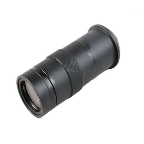 Microscope industriel caméra c-mount lentille verre 8X-100X grossissement réglable 25mm Zoom loupe oculaire ► Photo 1/1
