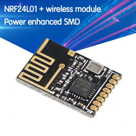 Kit de composants NRF24l01 + 2.4GHz, Module sans fil, Mini Version puissance version améliorée SMD ► Photo 1/6